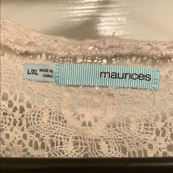 Used L/XL Maurices Floral Kimono - Picture 5 of 8